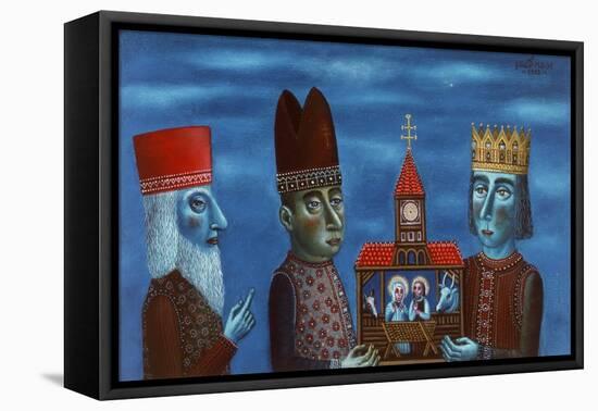 The Adoration of the Magi, 1988-Tamas Galambos-Framed Premier Image Canvas