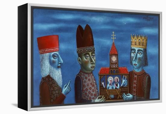 The Adoration of the Magi, 1988-Tamas Galambos-Framed Premier Image Canvas