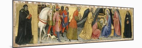 The Adoration of the Magi and Two Saints, C.1404-Taddeo di Bartolo-Mounted Giclee Print