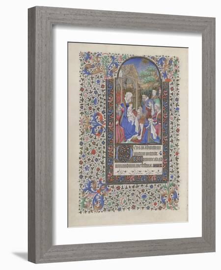 The Adoration of the Magi (Book of Hour), 1440-1460-null-Framed Giclee Print