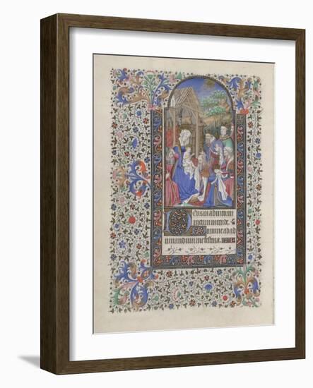 The Adoration of the Magi (Book of Hour), 1440-1460-null-Framed Giclee Print