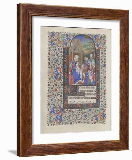 The Adoration of the Magi (Book of Hour), 1440-1460-null-Framed Giclee Print