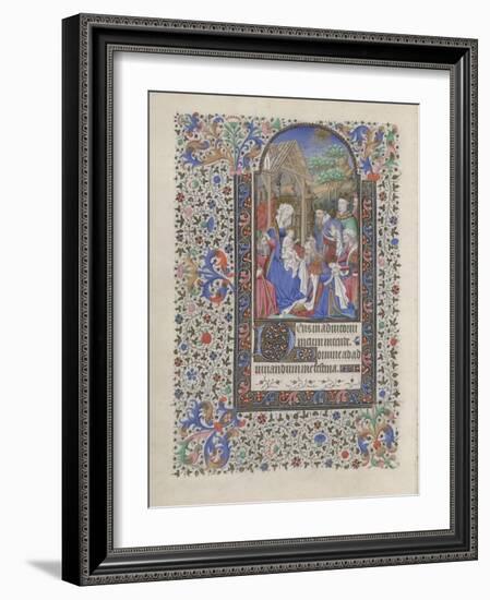 The Adoration of the Magi (Book of Hour), 1440-1460-null-Framed Giclee Print