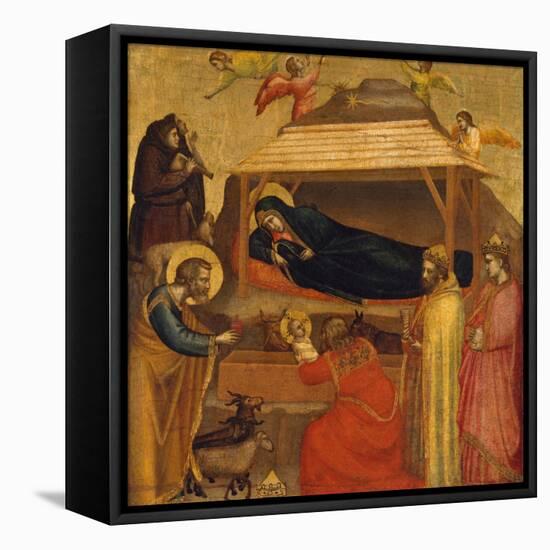 The Adoration of the Magi, c.1320-Giotto di Bondone-Framed Premier Image Canvas