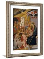 The Adoration of the Magi, c.1390-Also Manfredi De Battilori Bartolo Di Fredi-Framed Giclee Print
