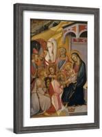 The Adoration of the Magi, c.1390-Also Manfredi De Battilori Bartolo Di Fredi-Framed Giclee Print