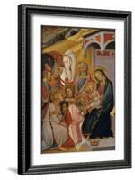 The Adoration of the Magi, c.1390-Also Manfredi De Battilori Bartolo Di Fredi-Framed Giclee Print