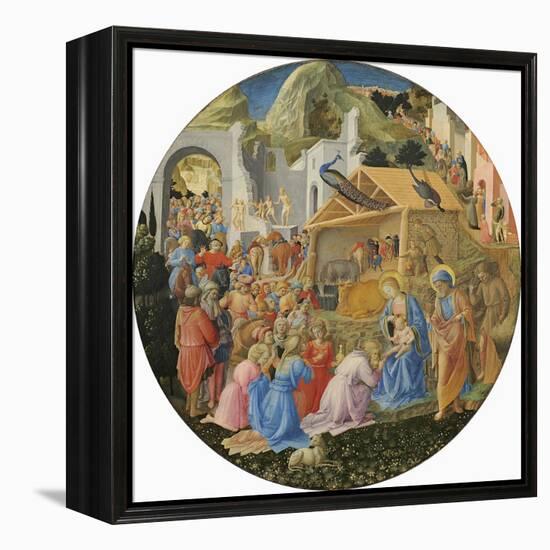 The Adoration of the Magi, C.1440-60-Fra Angelico-Framed Premier Image Canvas