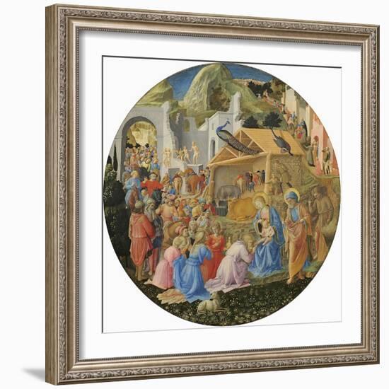 The Adoration of the Magi, C.1440-60-Fra Angelico-Framed Giclee Print