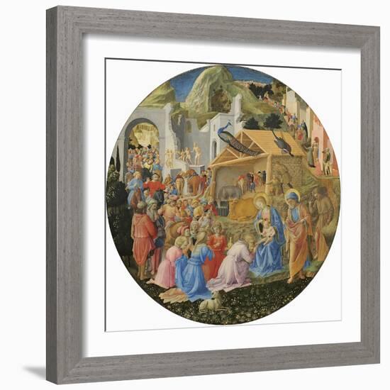 The Adoration of the Magi, C.1440-60-Fra Angelico-Framed Giclee Print