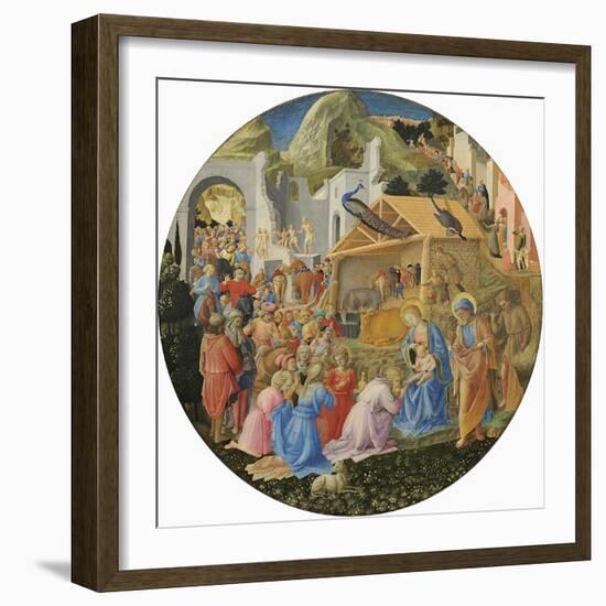 The Adoration of the Magi, C.1440-60-Fra Angelico-Framed Giclee Print