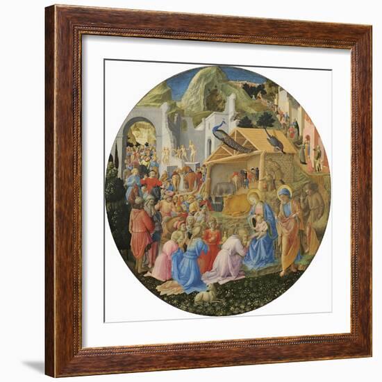 The Adoration of the Magi, C.1440-60-Fra Angelico-Framed Giclee Print