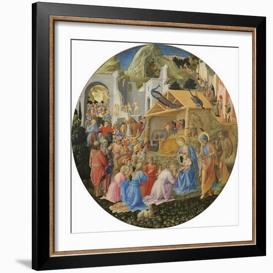 The Adoration of the Magi, C.1440-60-Fra Angelico-Framed Giclee Print