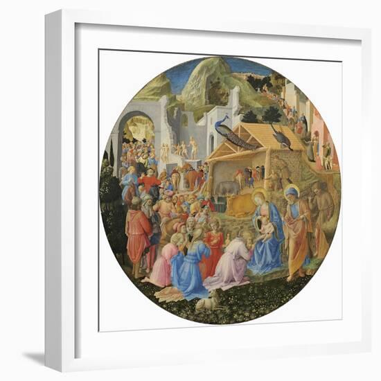 The Adoration of the Magi, C.1440-60-Fra Angelico-Framed Giclee Print