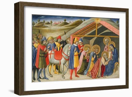 The Adoration of the Magi, c.1470-Sano Di, Also Ansano Di Pietro Di Mencio Pietro-Framed Giclee Print