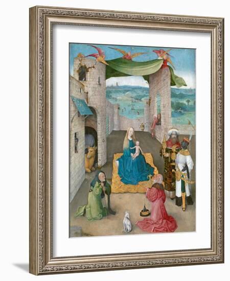 The Adoration of the Magi, c.1475-Hieronymus Bosch-Framed Giclee Print