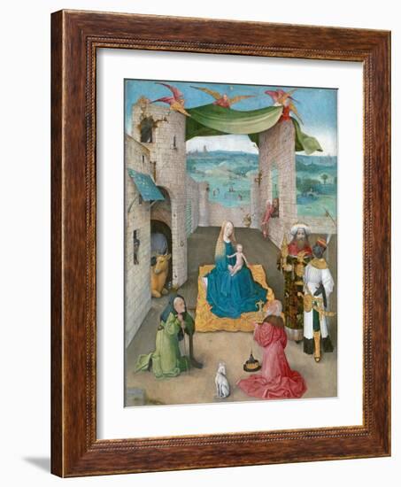 The Adoration of the Magi, c.1475-Hieronymus Bosch-Framed Giclee Print