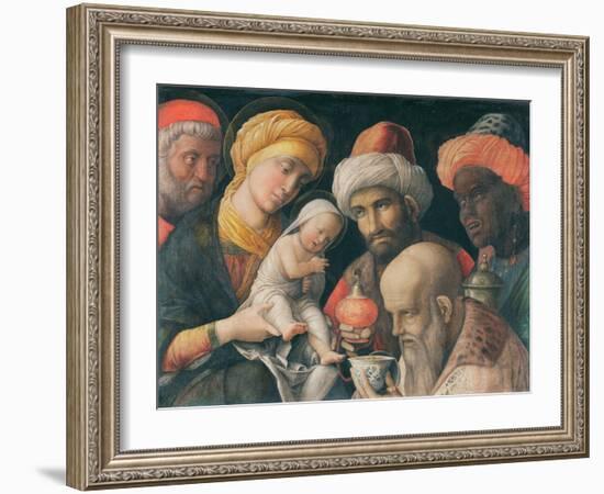 The Adoration of the Magi, C. 1500-Andrea Mantegna-Framed Giclee Print