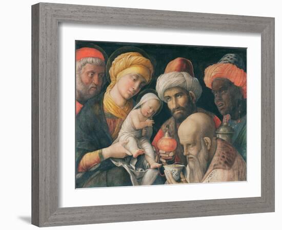 The Adoration of the Magi, C. 1500-Andrea Mantegna-Framed Giclee Print