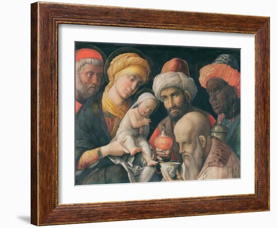 The Adoration of the Magi, C. 1500-Andrea Mantegna-Framed Giclee Print