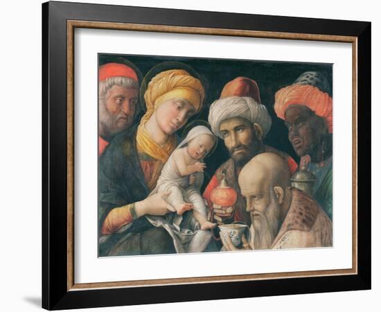 The Adoration of the Magi, C. 1500-Andrea Mantegna-Framed Giclee Print