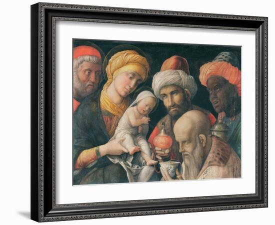 The Adoration of the Magi, C. 1500-Andrea Mantegna-Framed Giclee Print