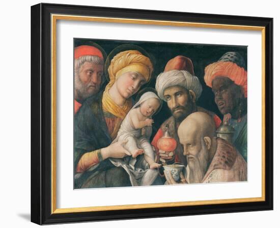 The Adoration of the Magi, C. 1500-Andrea Mantegna-Framed Giclee Print