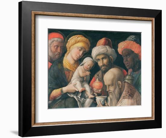 The Adoration of the Magi, C. 1500-Andrea Mantegna-Framed Giclee Print