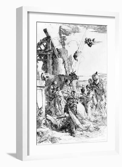 The Adoration of the Magi, C.1753-Giovanni Battista Tiepolo-Framed Giclee Print