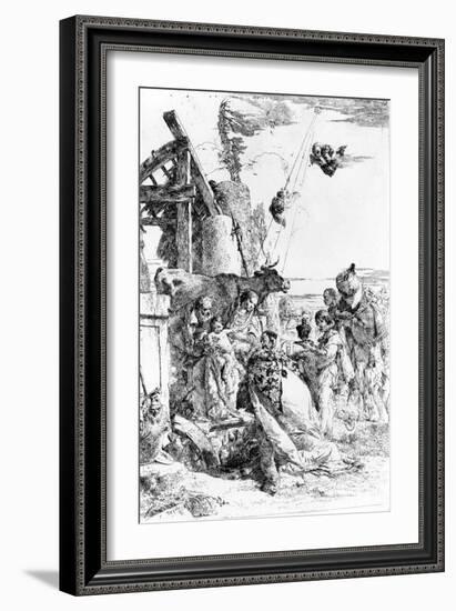 The Adoration of the Magi, C.1753-Giovanni Battista Tiepolo-Framed Giclee Print