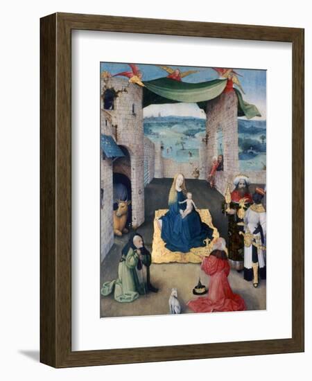 The Adoration of the Magi, C1490-Hieronymus Bosch-Framed Giclee Print
