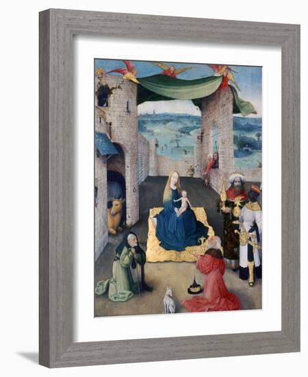 The Adoration of the Magi, C1490-Hieronymus Bosch-Framed Giclee Print