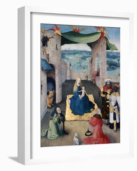 The Adoration of the Magi, C1490-Hieronymus Bosch-Framed Giclee Print