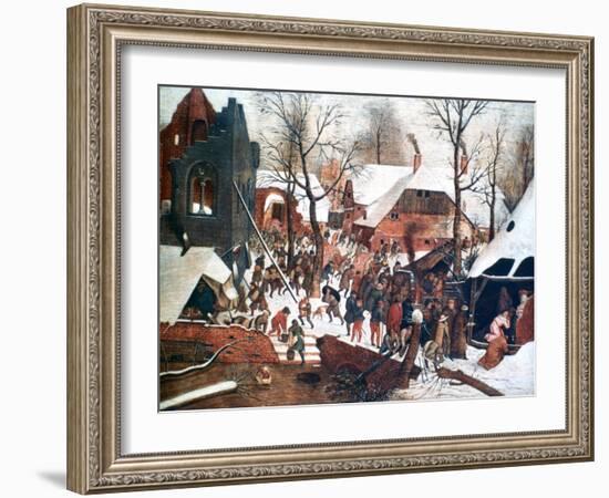 The Adoration of the Magi, C1567-Pieter Bruegel the Elder-Framed Giclee Print