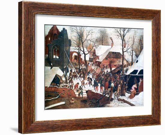 The Adoration of the Magi, C1567-Pieter Bruegel the Elder-Framed Giclee Print