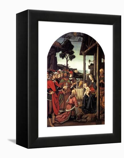 The Adoration of the Magi, Ca. 1470-1480-Perugino-Framed Premier Image Canvas