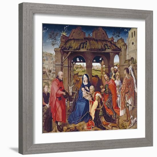 The Adoration of the Magi, circa 1455-Rogier van der Weyden-Framed Giclee Print