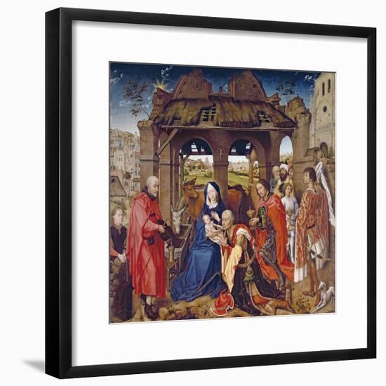 The Adoration of the Magi, circa 1455-Rogier van der Weyden-Framed Giclee Print