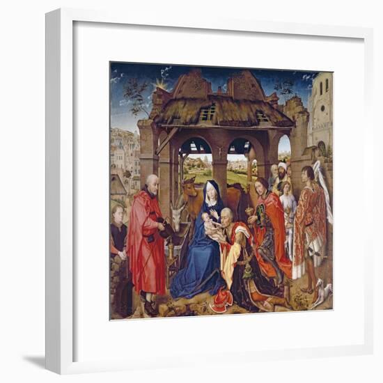 The Adoration of the Magi, circa 1455-Rogier van der Weyden-Framed Giclee Print