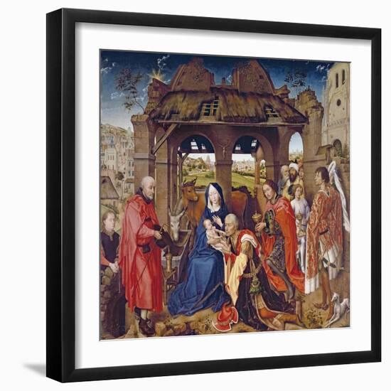 The Adoration of the Magi, circa 1455-Rogier van der Weyden-Framed Giclee Print