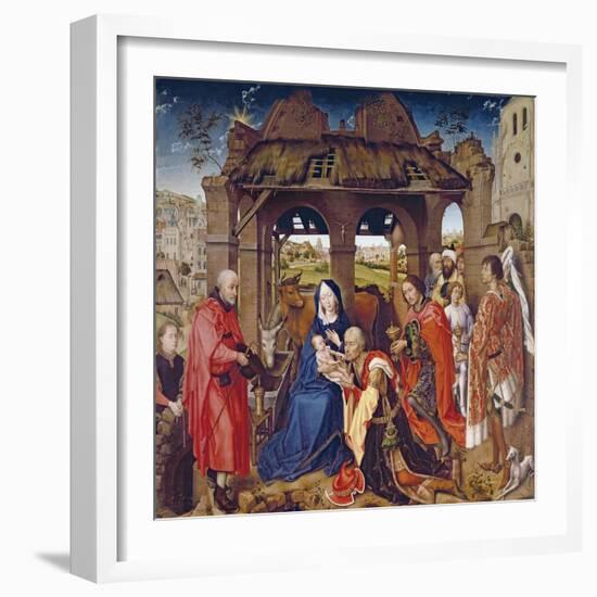 The Adoration of the Magi, circa 1455-Rogier van der Weyden-Framed Giclee Print