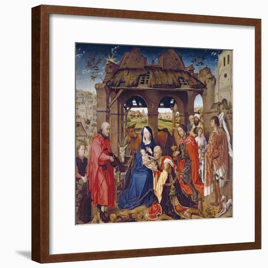 The Adoration of the Magi, circa 1455-Rogier van der Weyden-Framed Giclee Print