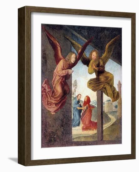 The Adoration of the Magi, Detail, 15th Century-Hugo van der Goes-Framed Giclee Print