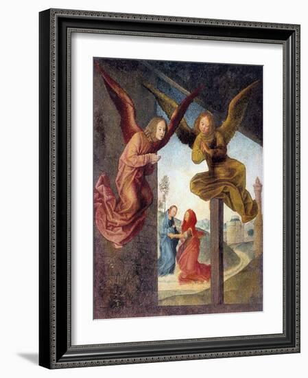 The Adoration of the Magi, Detail, 15th Century-Hugo van der Goes-Framed Giclee Print