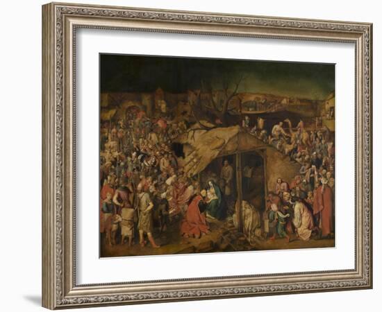 The Adoration of the Magi, First Third of 17th C-Pieter Brueghel the Younger-Framed Giclee Print