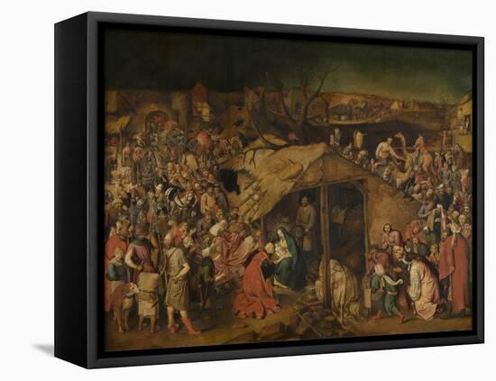 The Adoration of the Magi, First Third of 17th C-Pieter Brueghel the Younger-Framed Premier Image Canvas