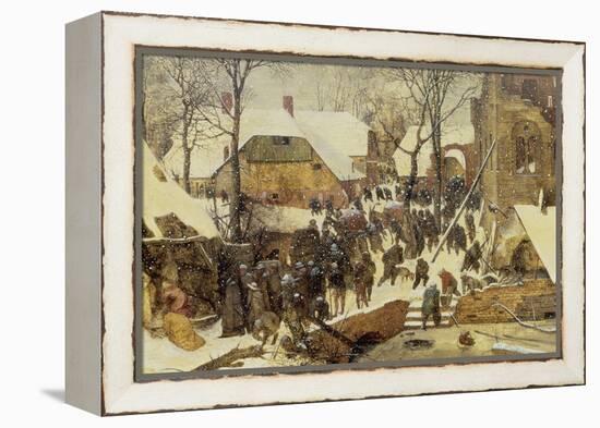 The Adoration of the Magi in the Snow, 1567-Pieter Bruegel the Elder-Framed Premier Image Canvas