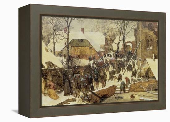 The Adoration of the Magi in the Snow, 1567-Pieter Bruegel the Elder-Framed Premier Image Canvas