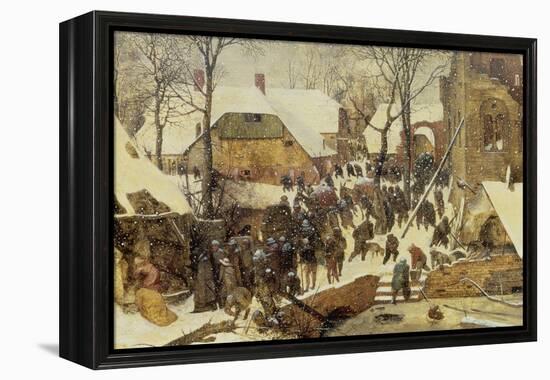 The Adoration of the Magi in the Snow, 1567-Pieter Bruegel the Elder-Framed Premier Image Canvas