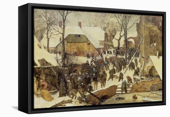 The Adoration of the Magi in the Snow, 1567-Pieter Bruegel the Elder-Framed Premier Image Canvas